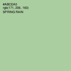 #ABCEA0 - Spring Rain Color Image